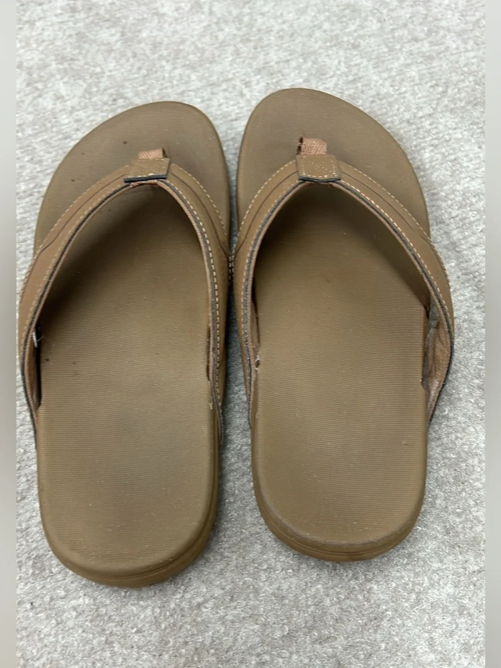 Boys Brown Flip Flop Sandals Size 4-5